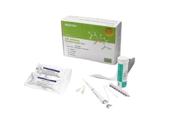 Sutdagi antibiotiklarni tekshirish uchun Bioeasy ekspress-test to‘plami