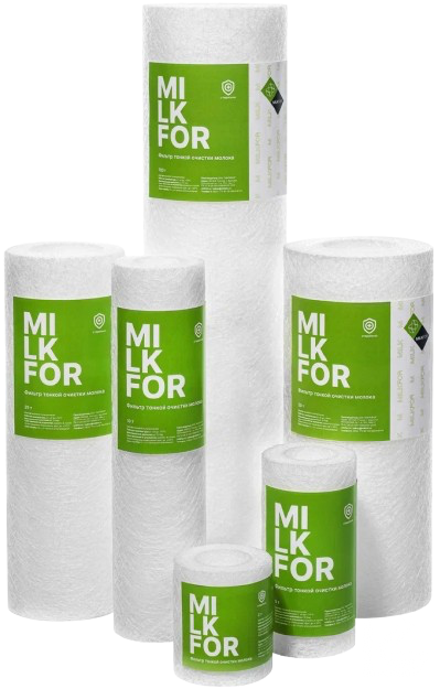 MILKFOR filters for milk filtration on farms and at dairy plants