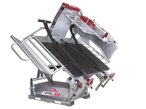 Rosensteiner Kipp Top II — Rollover crush for regular hoof care